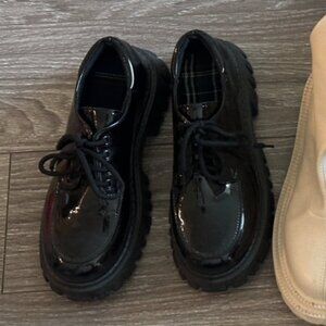 Like New Black Patent Leather Shoes